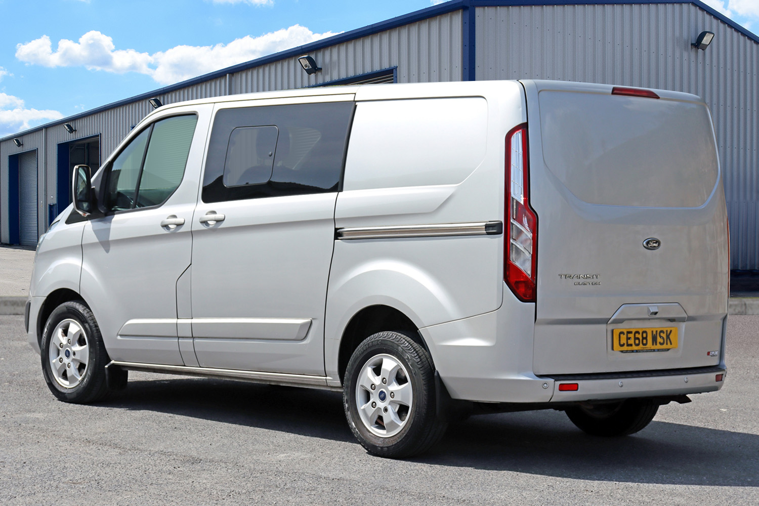 2018 Low Mileage Silver Ford Transit Custom 2.0 TDCi 130ps Low Roof ...